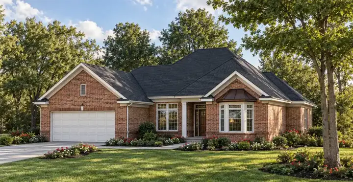 Traditional house plans 7-257 - front exterior, 2,280 sq ft, 3 bed, 3 bath house plans | Monster House Plans