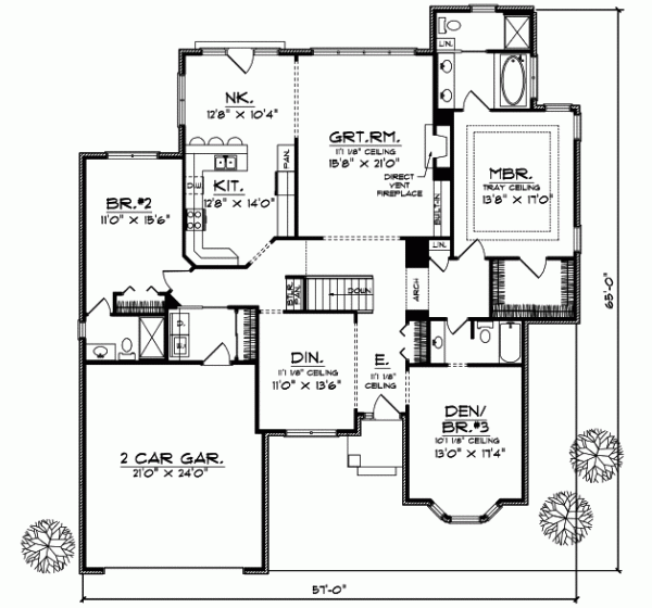 Main Floor Plan: 7-257