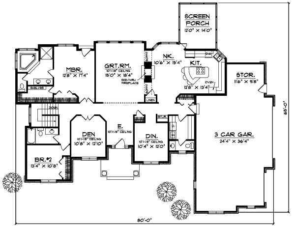 Main Floor Plan: 7-258