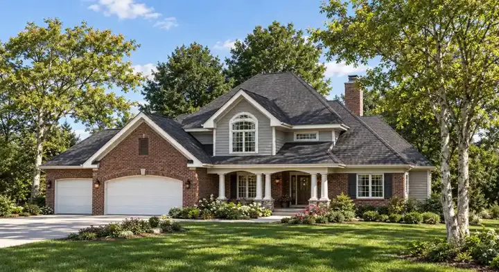 Traditional house plans 7-259 - front exterior, 2,408 sq ft, 3 bed, 2 bath house plans | Monster House Plans