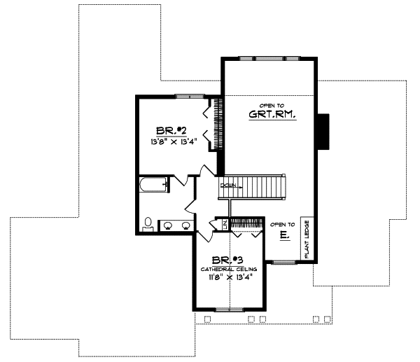 Upper/Second Floor Plan: 7-259