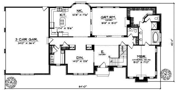 Main Floor Plan: 7-260