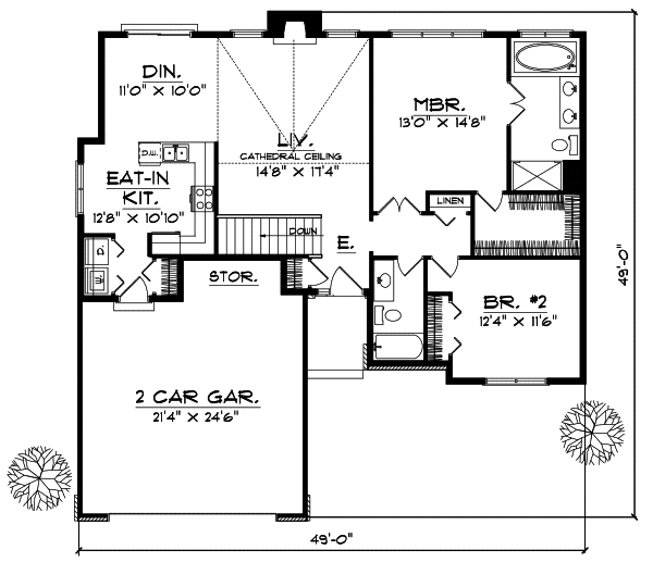 Main Floor Plan: 7-261