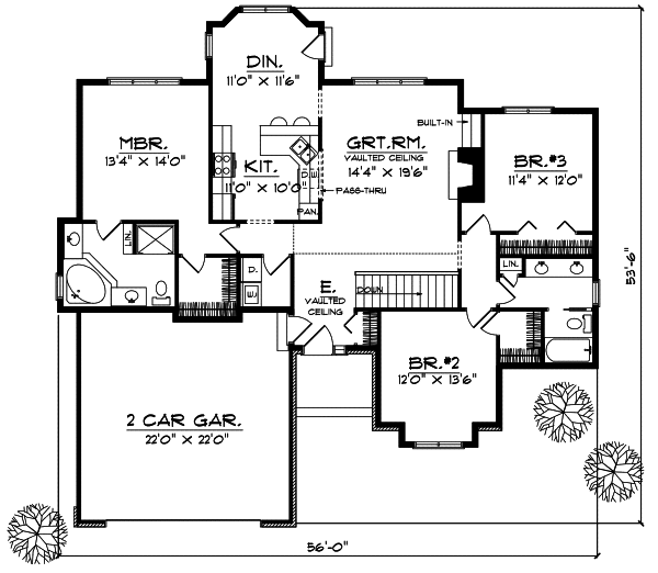 Main Floor Plan: 7-262