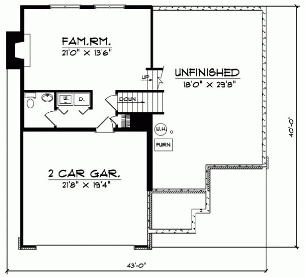 Lower Floor Plan: 7-263
