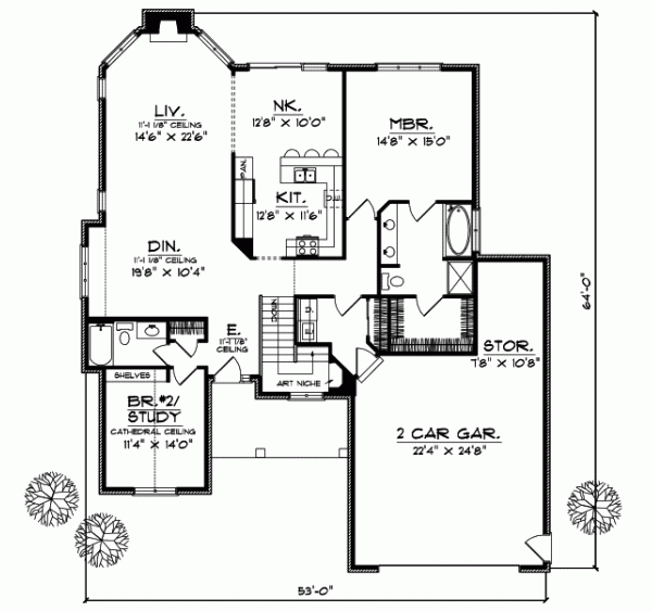 Main Floor Plan: 7-264