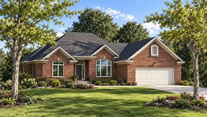 Traditional house plans 7-267 - front exterior, 1,916 sq ft, 2 bed, 2 bath house plans | Monster House Plans