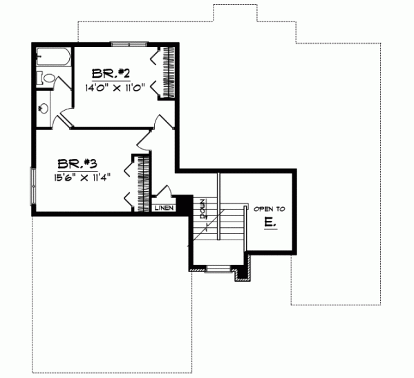 Upper/Second Floor Plan: 7-269