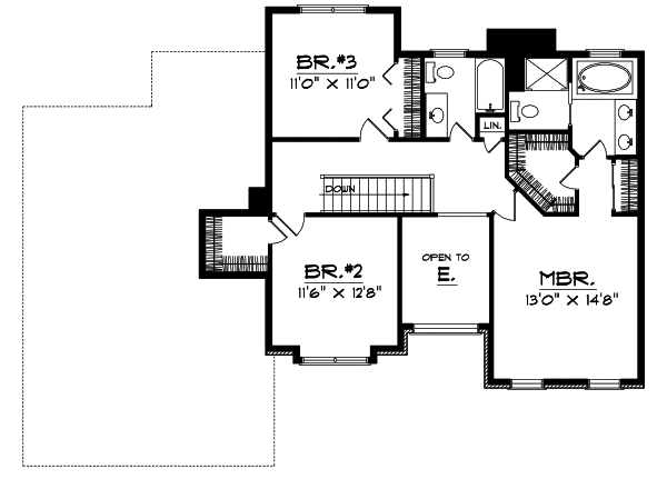 Upper/Second Floor Plan: 7-272