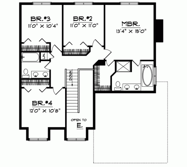 Upper/Second Floor Plan: 7-273