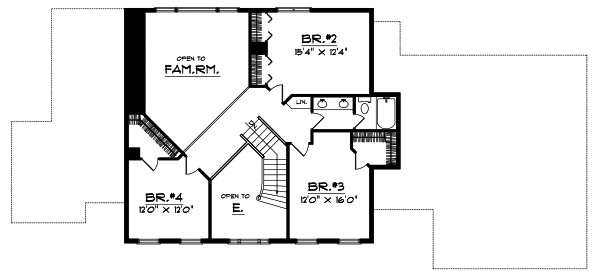 Upper/Second Floor Plan: 7-274