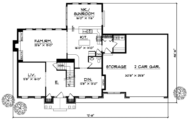 Main Floor Plan: 7-275