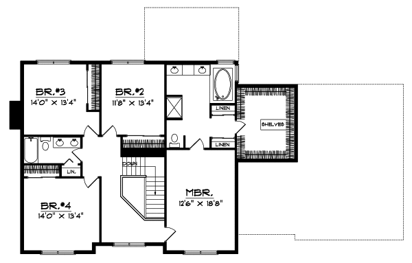 Upper/Second Floor Plan: 7-275