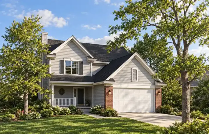 Traditional house plans 7-280 - front exterior, 1,856 sq ft, 4 bed, 2 bath house plans | Monster House Plans