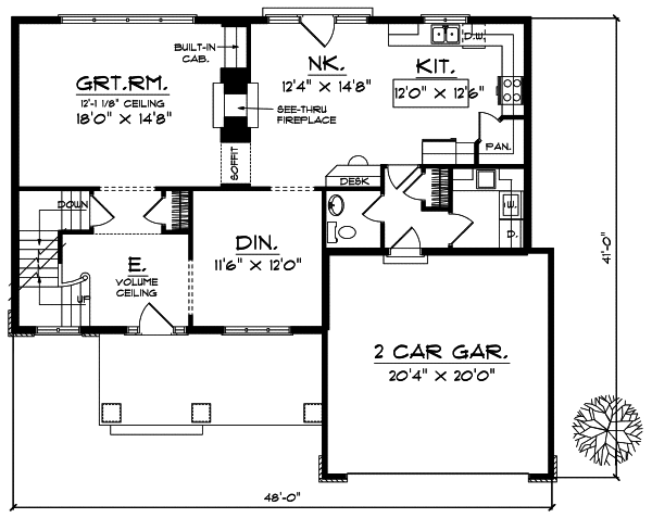 Main Floor Plan: 7-282