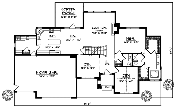 Main Floor Plan: 7-283