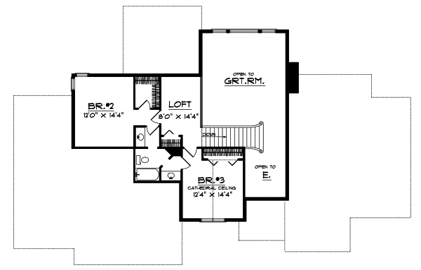 Upper/Second Floor Plan: 7-283