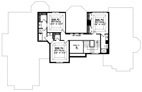Upper/Second Floor Plan: 7-286