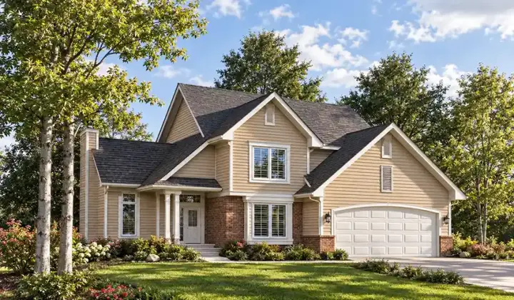 Traditional house plans 7-287 - front exterior, 1,791 sq ft, 3 bed, 2 bath house plans | Monster House Plans