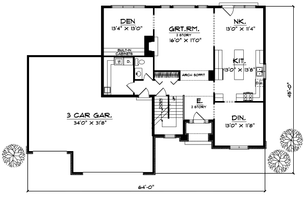 Main Floor Plan: 7-288