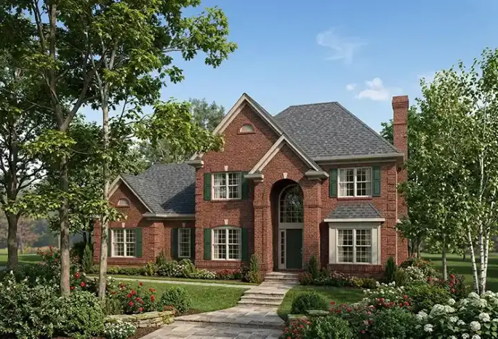 Traditional house plans 7-289 - front exterior, 2,206 sq ft, 3 bed, 2 bath house plans | Monster House Plans