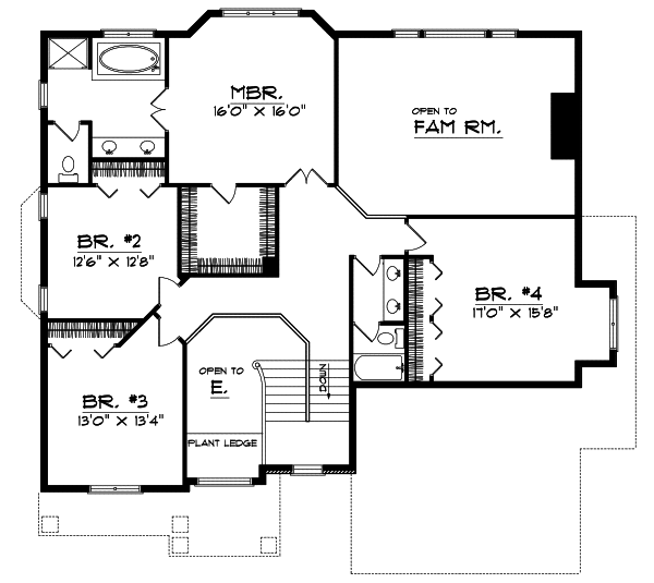 Upper/Second Floor Plan: 7-292