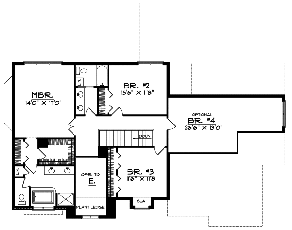 Upper/Second Floor Plan: 7-293