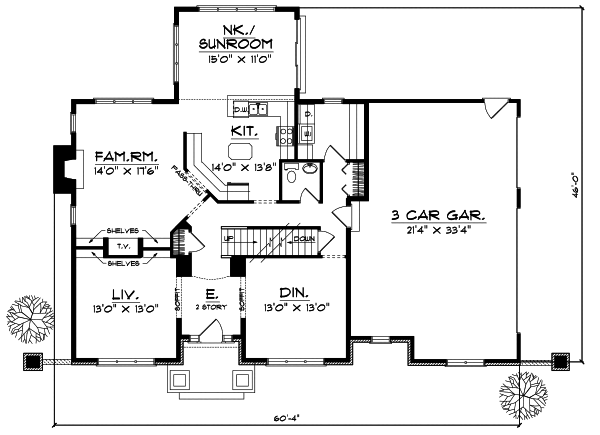 Main Floor Plan: 7-296