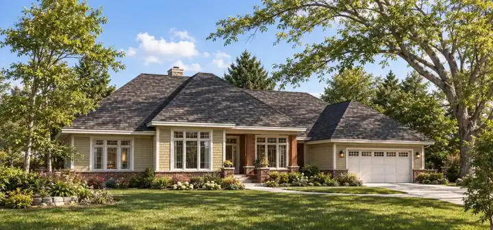 Traditional house plans 7-297 - front exterior, 2,017 sq ft, 3 bed, 2 bath house plans | Monster House Plans