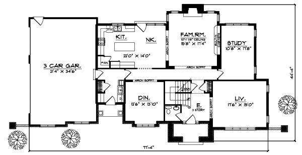 Main Floor Plan: 7-298