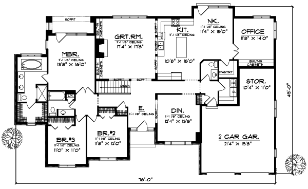 Main Floor Plan: 7-300