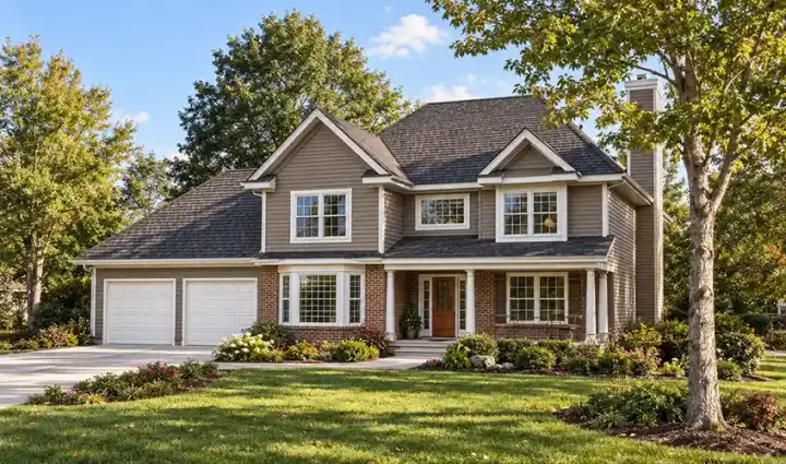 Traditional house plans 7-303 - front exterior, 1,912 sq ft, 3 bed, 2 bath house plans | Monster House Plans