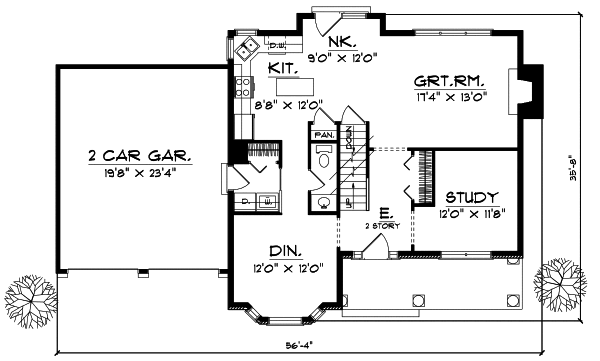 Main Floor Plan: 7-303
