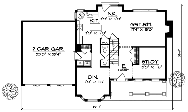 Main Floor Plan: 7-304