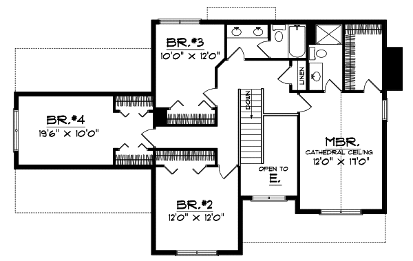 Upper/Second Floor Plan: 7-304