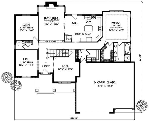 Main Floor Plan: 7-305