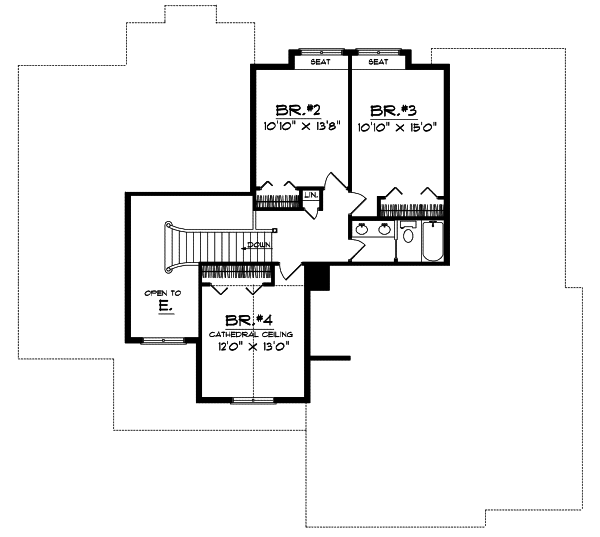 Upper/Second Floor Plan: 7-305