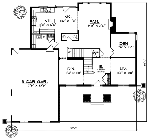 Main Floor Plan: 7-306