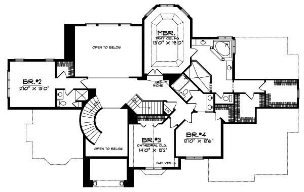Upper/Second Floor Plan: 7-307