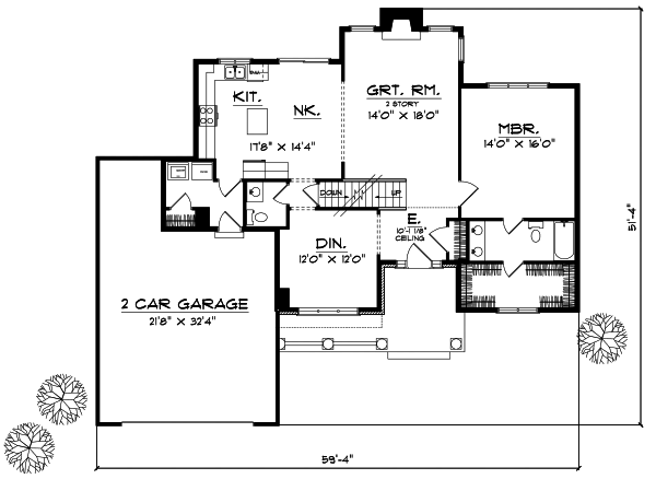 Main Floor Plan: 7-308