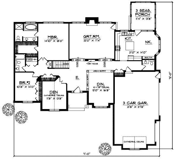 Main Floor Plan: 7-309