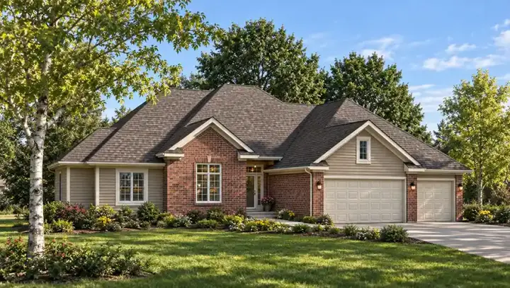 Traditional house plans 7-314 - front exterior, 1,794 sq ft, 3 bed, 2 bath house plans | Monster House Plans