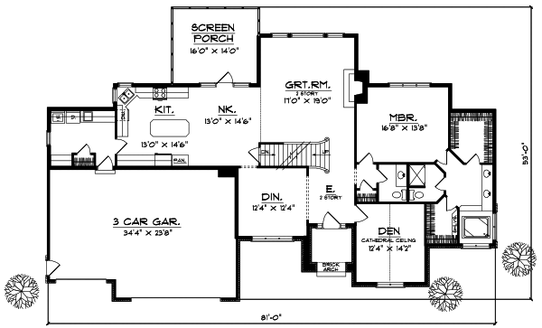 Main Floor Plan: 7-315