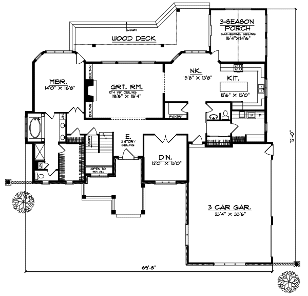 Main Floor Plan: 7-316