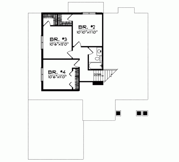 Upper/Second Floor Plan: 7-319