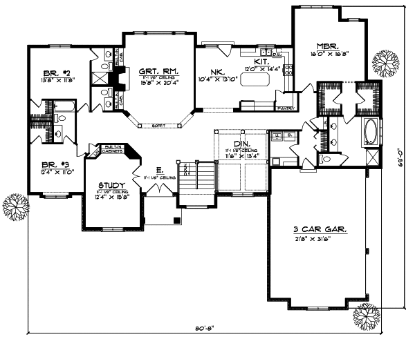 Main Floor Plan: 7-320