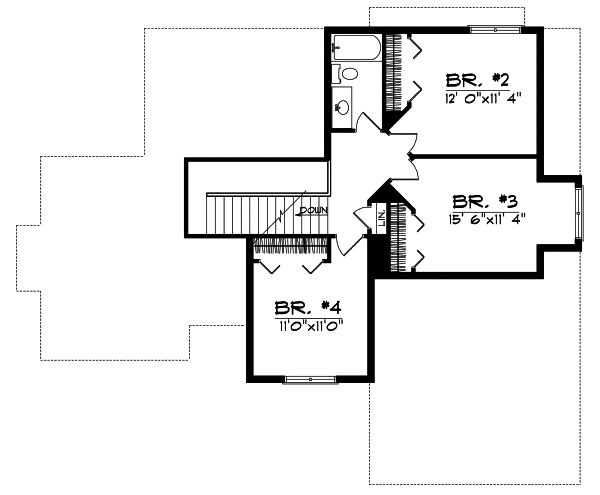Upper/Second Floor Plan: 7-323
