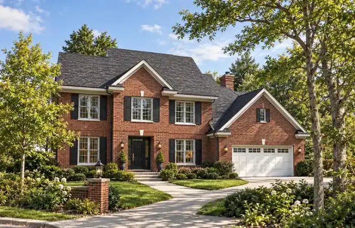 European house plans 7-324 - front exterior, 2,798 sq ft, 4 bed, 3 bath house plans | Monster House Plans
