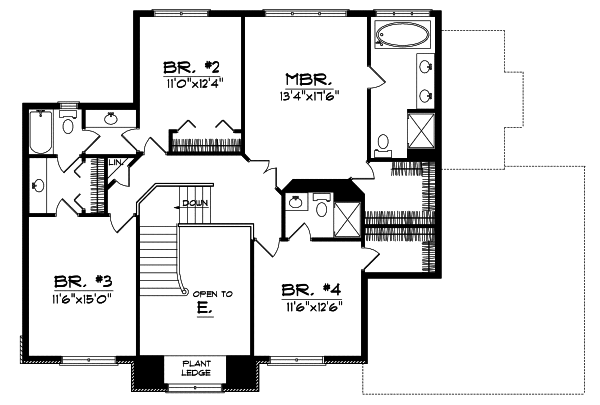 Upper/Second Floor Plan:7-324