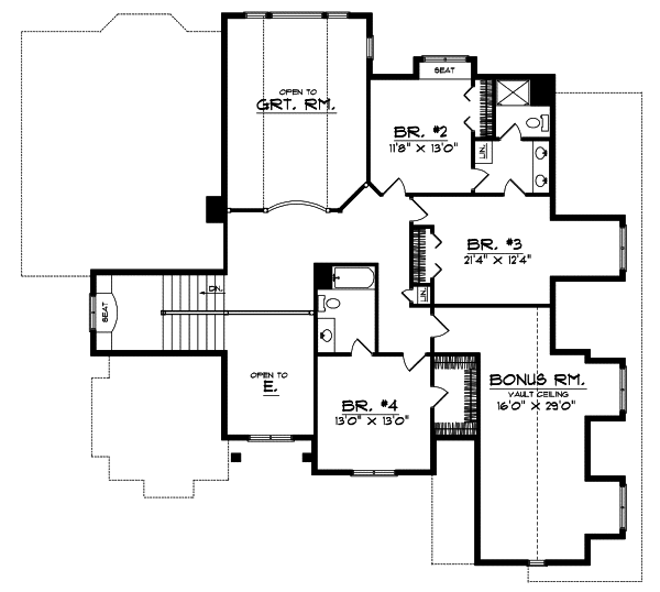 Upper/Second Floor Plan: 7-325
